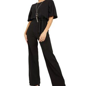 Quiz Black Jumpsuit Size 12